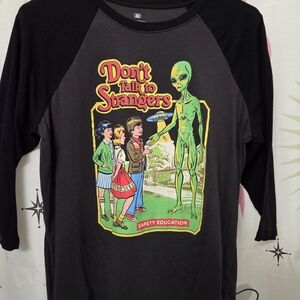 Black Graphic Steve Rhodes Torrid Alien Shirt